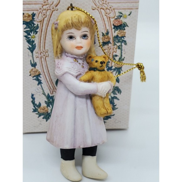 Jan Hagara Collection Porcelain Ornaments Set Carol Jill Jessica Lot of 3 - Picture 4 of 16